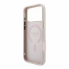 Guess PU Leather 4G Gold Frame Embossed MagSafe Case for iPhone 18 Pro Max / Pink