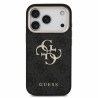 Guess PU 4G Metal Logo Strap Case for iPhone 18 Pro / Black