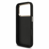 Guess PU 4G Metal Logo Strap Case for iPhone 18 Pro / Black