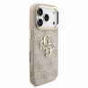 Guess PU 4G Metal Logo Strap Case for iPhone 18 Pro / Pink