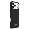 Lacoste PVC Iconic Petit Pique Metal Logo MagSafe Case for iPhone 18 Pro Max / black