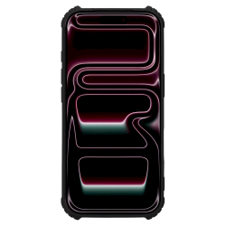 Tactical Quantum Stealth Cover for Apple iPhone 17 Pro/18 Pro / Clear/Black