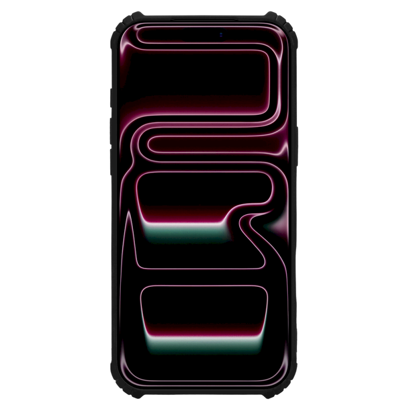 Tactical Quantum Stealth Cover for Apple iPhone 17 Pro Max/18 Pro Max / Clear/Black