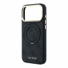 Guess PU 4G Ring Stand MagSafe Case for iPhone 18 Pro / Black