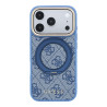 Guess PU 4G Ring Stand MagSafe Case for iPhone 18 Pro / Blue