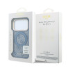 Guess PU 4G Ring Stand MagSafe Case for iPhone 18 Pro / Blue
