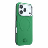 Lacoste PVC Petit Pique Semi Wrap Embossed MagSafe Case for iPhone 18 Pro Max / Estragon
