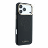 Guess PU Semi Wrap Perforated 4G Logo MagSafe Case for iPhone 18 Pro Max / Black