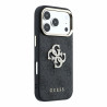 Guess PU 4G Strass Metal Logo Case for iPhone 18 Pro / black