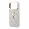 Guess PU 4G Strass Metal Logo Case for iPhone 18 Pro Max / pink