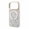 Guess PU 4G Ring Stand MagSafe Case for iPhone 18 Pro Max / Pink