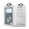 Karl Lagerfeld PU Semi Wrap Smooth Sketch Bodies Magsafe Case for iPhone 18 Pro Max / black