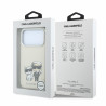 Karl Lagerfeld PU Semi Wrap Smooth Sketch Bodies Magsafe Case for iPhone 18 Pro Max / beige