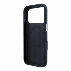 Karl Lagerfeld PU Semi Wrap Smooth Sketch Bodies Magsafe Case for iPhone 18 Pro Max / Blue