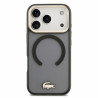 Lacoste IML Shockproof Petit Pique Gold Logo MagSafe Case for iPhone 18 Pro / Black