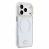 Lacoste IML Shockproof Petit Pique Gold Logo MagSafe Case for iPhone 18 Pro / transparent