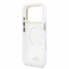 Lacoste IML Shockproof Petit Pique Gold Logo MagSafe Case for iPhone 18 Pro / transparent