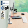 Leitz 64890085 monitoriaus laikiklis arba stovas 81,3 cm (32") Stalas Pilka