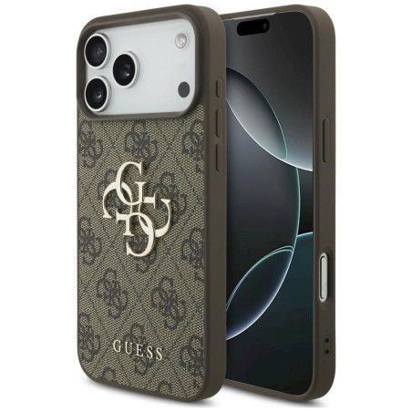 Guess 4G Big Logo Case for iPhone 18 Pro / iPhone 17 Pro / Brown