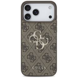 Guess 4G Big Logo Case for iPhone 18 Pro / iPhone 17 Pro / Brown