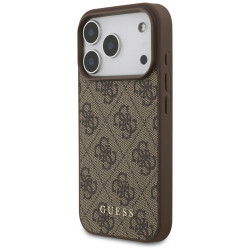 Guess 4G Classic Case for iPhone 18 Pro / iPhone 17 Pro / brown