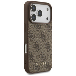 Guess 4G Classic Case for iPhone 18 Pro / iPhone 17 Pro / brown