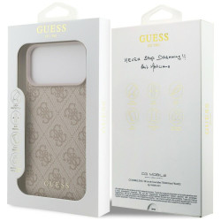 Guess 4G Classic Case for iPhone 18 Pro Max / iPhone 17 Pro Max / pink