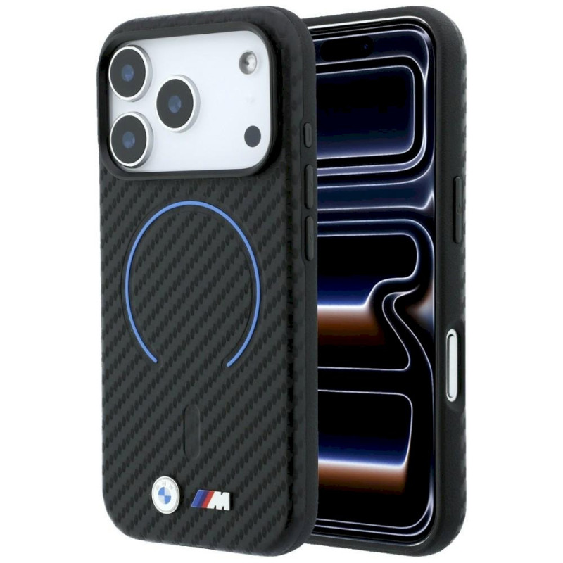 BMW M Carbon Printed Ring MagSafe for iPhone 18 Pro Max / black