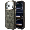 Guess Embossed 4G Classic MagSafe case for iPhone 18 Pro / iPhone 17 Pro brown