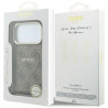 Guess Embossed 4G Classic MagSafe case for iPhone 18 Pro / iPhone 17 Pro brown
