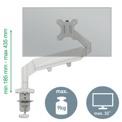 Leitz 64890085 monitoriaus laikiklis arba stovas 81,3 cm (32") Stalas Pilka