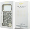 Guess IML Zebra Glitter Triangle Logo MagSafe for iPhone 18 Pro Max / iPhone 17 Pro Max / gold