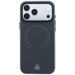 Mercedes Leather 3D MagSafe for iPhone 18 Pro / 17 Pro / antracite