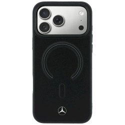 Mercedes Leather 3D MagSafe for iPhone 18 Pro / 17 Pro black