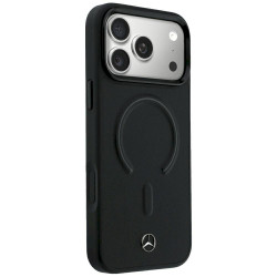 Mercedes Leather 3D MagSafe for iPhone 18 Pro / 17 Pro black