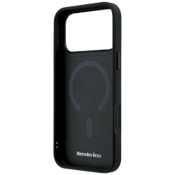 Mercedes Leather 3D MagSafe for iPhone 18 Pro Max / 17 Pro Max black