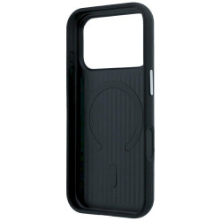 Mercedes Leather Semi Wrap Iconic Line MagSafe for iPhone 18 Pro Max / 17 Pro Max / black