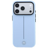 Mercedes Leather Semi Wrap Iconic Line MagSafe for iPhone 18 Pro Max / 17 Pro Max / blue