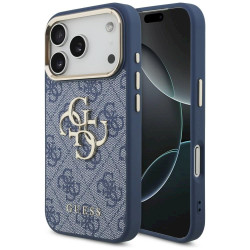 Guess 4G Big 4G Classic Logo Case for iPhone 18 Pro / blue gold