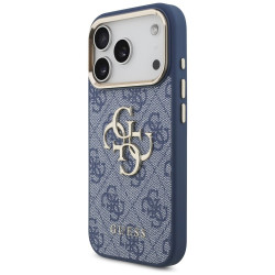 Guess 4G Big 4G Classic Logo Case for iPhone 18 Pro / blue gold