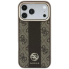 Guess 4G with Stripe Round and Classic Logos MagSafe for iPhone 18 Pro / iPhone 17 Pro brown