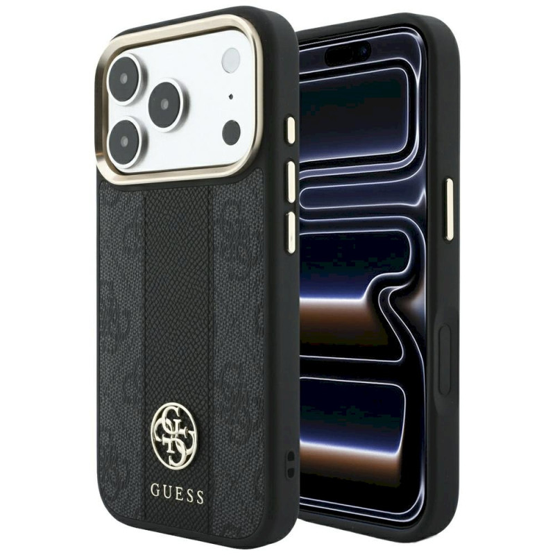 Guess 4G with Stripe Round and Classic Logos MagSafe case for iPhone 18 Pro Max / iPhone 17 Pro Max