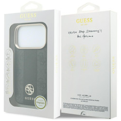 Guess 4G with Stripe Round and Classic Logos MagSafe case for iPhone 18 Pro Max / iPhone 17 Pro Max