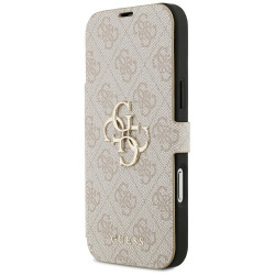 Guess Book 4G Metal Logo Case for iPhone 18 Pro Max / iPhone 17 Pro Max / Pink