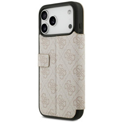 Guess Book 4G Metal Logo Case for iPhone 18 Pro Max / iPhone 17 Pro Max / Pink