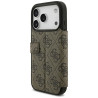 Guess Book 4G Metal Logo Case for iPhone 18 Pro / iPhone 17 Pro Brown