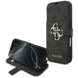 Guess Book 4G Metal Logo Case for iPhone 18 Pro / iPhone 17 Pro / black