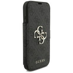 Guess Book 4G Metal Logo Case for iPhone 18 Pro / iPhone 17 Pro / black