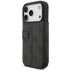 Guess Book 4G Metal Logo Case for iPhone 18 Pro / iPhone 17 Pro / black