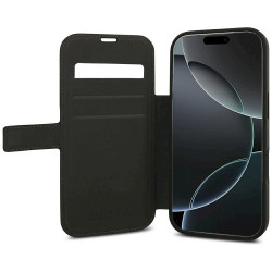 Guess Book 4G Metal Logo Case for iPhone 18 Pro / iPhone 17 Pro / black